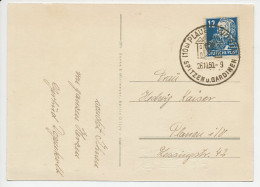 Card / Postmark Germany 1950 Curtains - Ohne Zuordnung