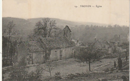 SO 20 -(55) GUERRE 1914/1917 - TROYON - EGLISE - 2 SCANS - Sonstige & Ohne Zuordnung