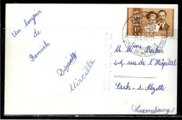 H391 - CP DE REMICH DU 31/08/54 - Lettres & Documents