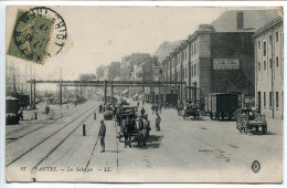 CPA Voyagé 1917 * NANTES Les Salorges ( Bien Animée ) - Nantes
