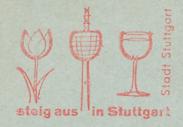 Meter Cut Germany 1964 Get Out In Stuttgart - Tulip - Wine - Sonstige & Ohne Zuordnung