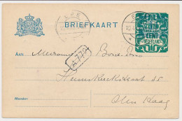 Briefkaart G. 163 II Epe - S Gravenhage 1923 - Postwaardestukken