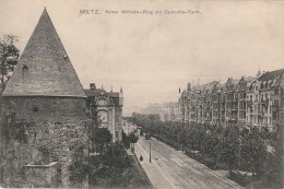 SO 22-(57) METZ - KAISER WILHELM - RING MIT CAMOUFLE TURM  - TOUR  CAMOUFLE - 2 SCANS - Metz