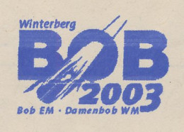Meter Cut Germany 2003 Bobsleigh - World Championships 2003 Winterberg - Invierno