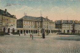 SO 22-(57) METZ - THEATER PLATZ - PLACE DE LA COMEDIE - CARTE COLORISEE - 2 SCANS - Metz