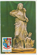 Maximum Card Romania 1979 Fortuna And Pontos  - Mythologie