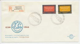 FDC / 1e Dag Em. ICEM 1966 Aangetekend Soestdijk Postzegelactie - Non Classificati