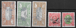 Islande Poste Aérienne YT N° 1, N° 4, N° 5, N° 7 Et N° 9 Oblitérés. TB - Airmail