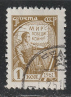 RUSSIE 514 // YVERT 2367 A // 1961 - Usati