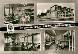 73723001 Nordhausen Thueringen HO Gaststaette Stadt Terrasse Gastraeume Bar Nord - Nordhausen