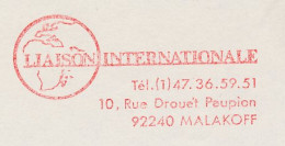 Meter Cut France 1991 Globe - Geographie