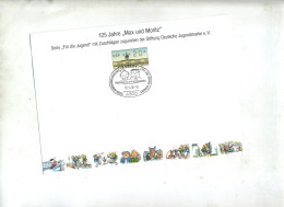 Souvenir Cachet Essen Expo Max& Moritz - Lettres & Documents