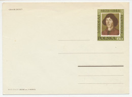 Postal Stationery Poland 1971 Nicolaus Copernicus - Astronomer - Astronomia