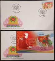 FDC Vietnam Viet Nam With Perf Stamp & Souvenir Sheet 2020: 75th Anniversary Of Vietnamese Police Establishment (Ms1128) - Viêt-Nam