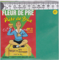C1204  FROMAGE PATE DE BRIE PETIT RENE LINCET ANGLURE MARNE  40 % 180 Gr - Käse