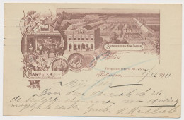 Firma Briefkaart Rotterdam 1911 - Bloemkweekerij New Garden - Unclassified