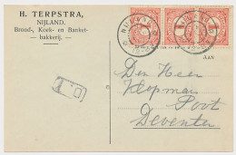 Firma Briefkaart Nijland 1917 - Brood- Koek- Banketbakkerij - Ohne Zuordnung