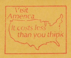 Meter Cut Netherlands 1978 Visit America - Map - Unclassified