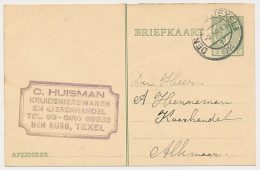 Briefkaart Den Burg Texel 1931 - Kruidenierswaren - Ohne Zuordnung