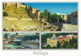 *CPM  - ESPAGNE - ANDALOUSIE - MALAGA - Multivue - Málaga