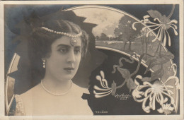 SO 27- PORTRAIT D' ARTISTE PAR REUTLINGER , PARIS - TOLEDO -DECOR ART NOUVEAU  - 2 SCANS - Artistes