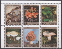 Korea 1986 Mushrooms And Minerals Complete Set MNH - Korea, North