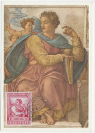 Maximum Card Vatican 1964 Prophet Isaiha -Michelangelo - Other & Unclassified