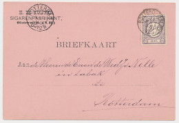 Oisterwijk - Trein Kleinrondstempel Rotterdam - Venloo VI 1895 - Lettres & Documents