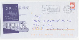 Postal Stationery / PAP France 2002 Tram - Trenes