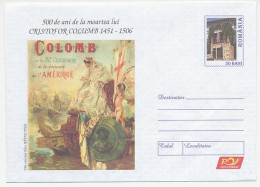 Postal Stationery Romania 2006 Columbus - America - Explorers