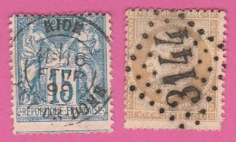 Puy De Dôme - GC 3144 - Riom + Cachet Sur Type Sage - 1862 Napoleon III