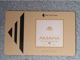 HOTEL KEYS - 2522 - TURKEY - AMARA CLUB MARINE - Cartes D'hotel