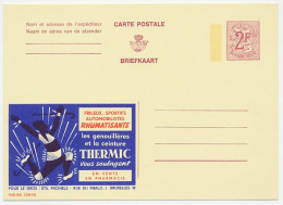 Publibel - Postal Stationery Belgium 1968 Rheumatism - Knee Pads - Girdle - Altri & Non Classificati
