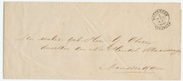 Franco Takjestempel Rotterdam 1868 - Lettres & Documents