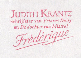 Meter Cover Netherlands 1989 Judith Krantz - Writer - Frederique ( Till We Meet Again ) - Writers
