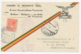 Em. Veth Amsterdam - Polen 1936 - Ballon Gordon Bennett - Zonder Classificatie