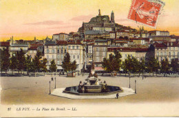 CPA - LE PUY - LA PLACE DU BREUIL - Le Puy En Velay