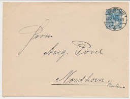 Envelop G. 13 B Amsterdam - Duitland 1908 - Ganzsachen