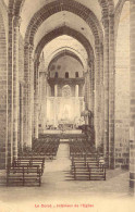 CPA - LE DORAT - INTERIEUR DE L'EGLISE (CIRCULE EN 1923 - IMPECCABLE - Le Dorat