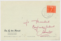 Firma Briefkaart Rijssen 1955 - Manufacturen - Kruidenierswaren - Zonder Classificatie