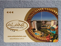 HOTEL KEYS - 2523 - TURKEY - ALAIYE HOTELS - Hotel Keycards