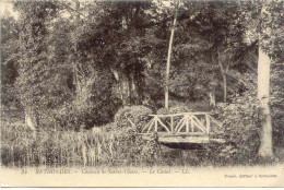 CPA - RETHONDES - CHATEAU DE SAINTE-CLAIRE - LE CANAL (RARE CLICHE, 1914) - Rethondes