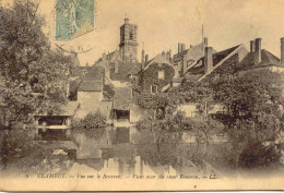 CPA - CLAMECY - VUE SUR LE BEUVRON  (BEAU CLICHE, A VOIR) - Clamecy