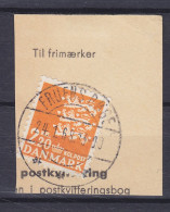 Denmark 1967 Mi. 461, 2.20 Kr. Kleines Reichswappen. Brotype IIc FRUENS BØGE 1968 Clip - Usado