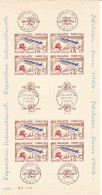 AC-249: FRANCE:  Blocs Feuillet N°6b Obl-6(2) Obl Différentes   Tous Avec Gomme) - Mint/Hinged