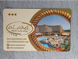 HOTEL KEYS - 2524 - TURKEY - ALAIYE HOTELS - Hotel Keycards