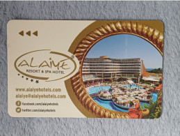 HOTEL KEYS - 2524 - TURKEY - ALAIYE HOTELS - Cartas De Hotels