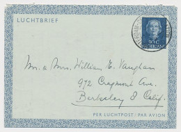 Luchtpostblad G. 3 Amsterdam - Berkely USA 1950 - Postal Stationery