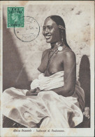 Z776  Cartolina Coloniale Africa Orientale Sudanese Di Omdurman Woman Donna Lady - Sonstige & Ohne Zuordnung