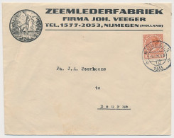 Firma Envelop Nijmegen 1933 - Zeemlederfabriek - Steenbok / Geit - Ohne Zuordnung